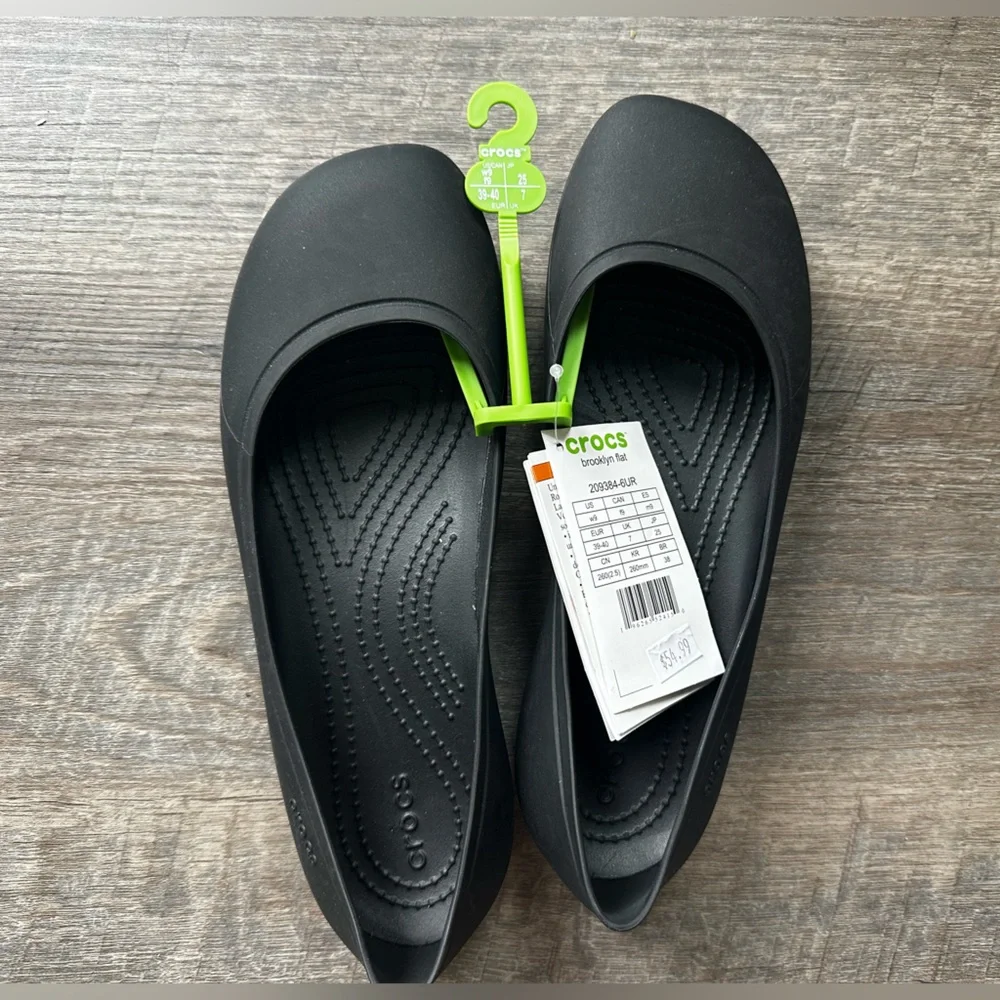 NWT Crocs Brooklyn flat (dress shoe!) size 8 - Picture 6 of 6